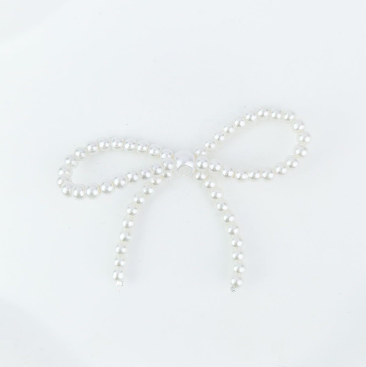 Versatile bow cute pen beaded DIY accessories mobile phone hanging beaded chain millet beads finished bow accessories