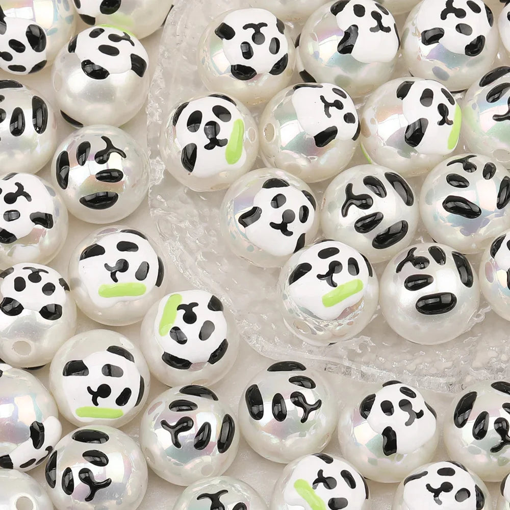 Design 100Pcs Jewelry Findings & Components/DIY Beads Making/Hand Made/Flower Shape/Aurora Matte Effect/Acrylic Bead