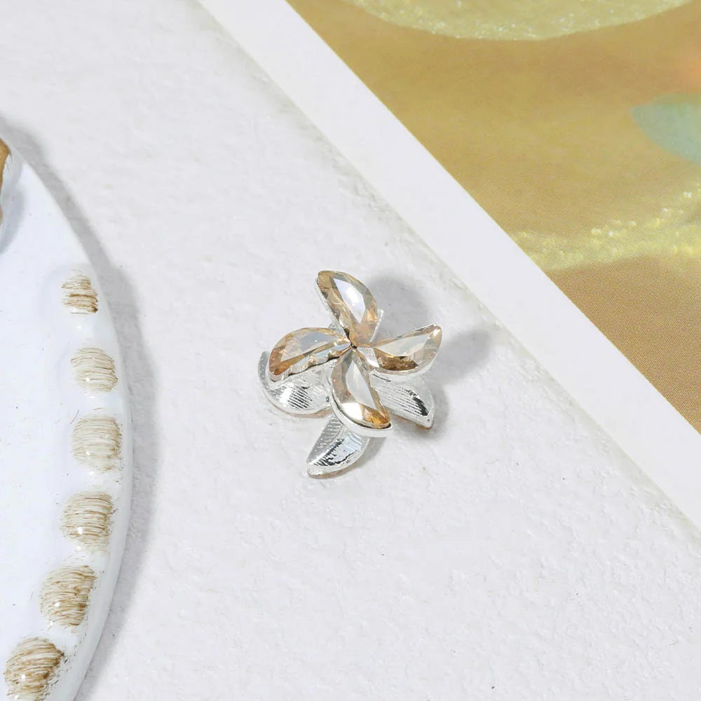 Handmade 30Pcs 13*13MM Windmill Shape/DIY Bead/Jewelry Findings & Components/Crystal Effect/Alloy Bead #18652
