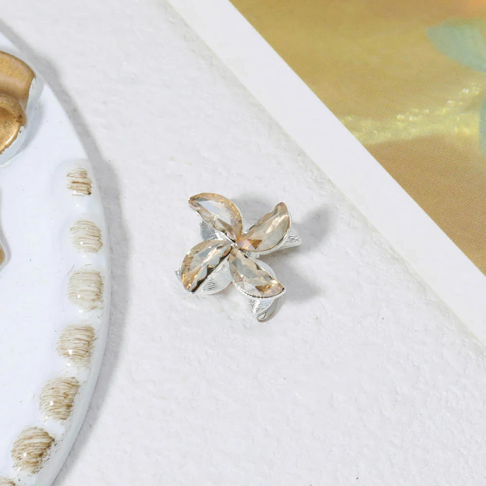 Handmade 30Pcs 13*13MM Windmill Shape/DIY Bead/Jewelry Findings & Components/Crystal Effect/Alloy Bead #18652