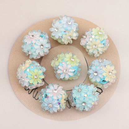 Design 50Pcs DIY Making/Fancy Beads/Round Shape/Polymer Clay Bead/Hand Made/Flower Bead/Jewelry Findings & Components