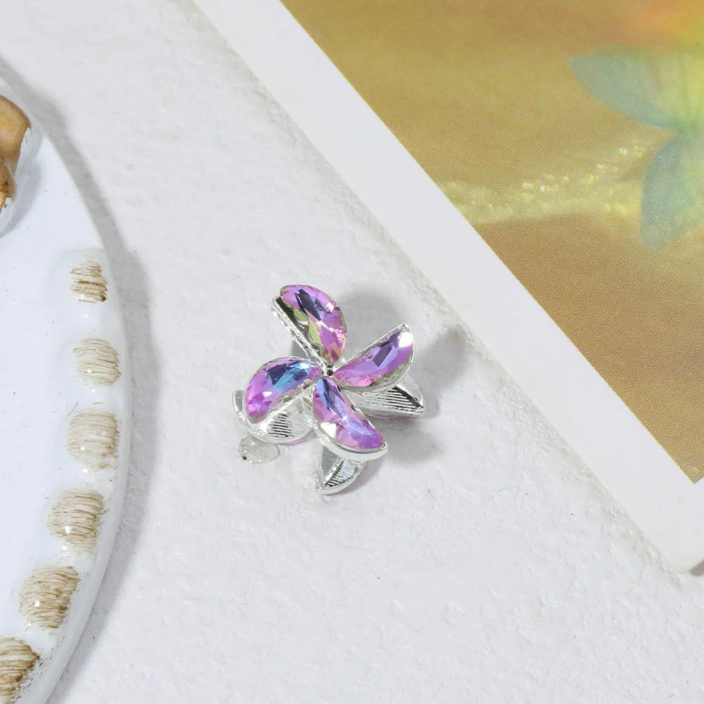 Handmade 30Pcs 13*13MM Windmill Shape/DIY Bead/Jewelry Findings & Components/Crystal Effect/Alloy Bead #18652