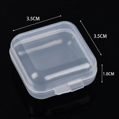 Transparent Earring Clasp with Box Silicone Rubber Ear Stopper Plugging Earring Back Ear Studs DIY Part Jewelry Findings Making