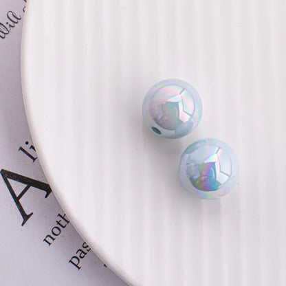 Trendy New 10 16mm AB Colors Chunky Round Gumball Bubblegum Jewelry Beads Plastic Acrylic Loose Bracelet Necklace Spacers