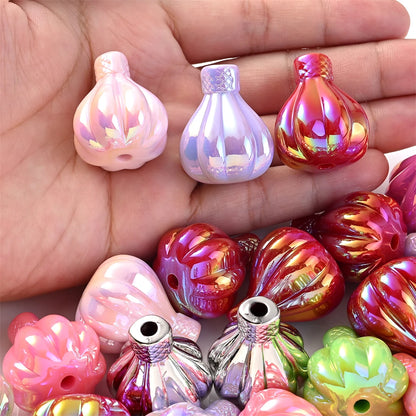 iYOE 5pcs 24x30mm Ab Color Vase Beads Hot Air Balloon Acrylic Beads For Jewelry Making Necklace Phone Chain Bracelet Keychain
